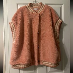 Cozy Pink Sherpa Vest